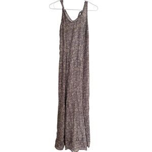O’Neill Women’s Maxi Cover Up Dress Size Small Floral Sleeveless Beachy Sun